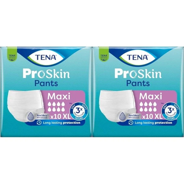 Tena Proskin Pants Maxi Emici Külot Yetişkin Bezi XL - Ekstra Large - Extra Large 20 Adet ürün görseli 1