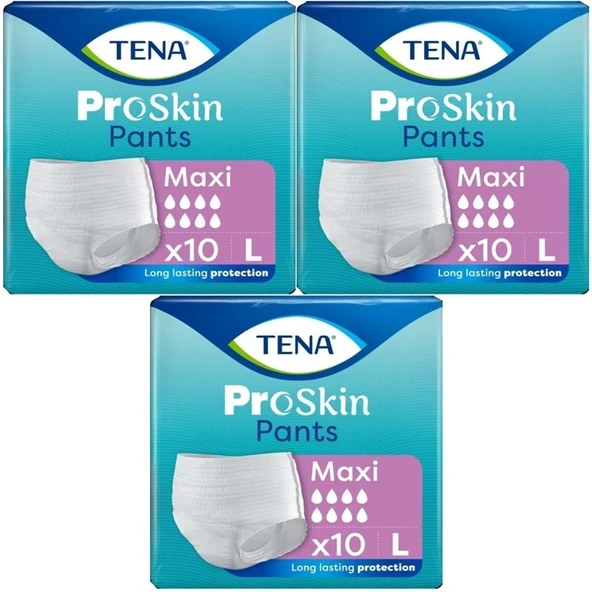 Tena Proskin Pants Maxi Emici Külot Yetişkin Bezi L - Büyük - Large 30 Adet ürün görseli 1