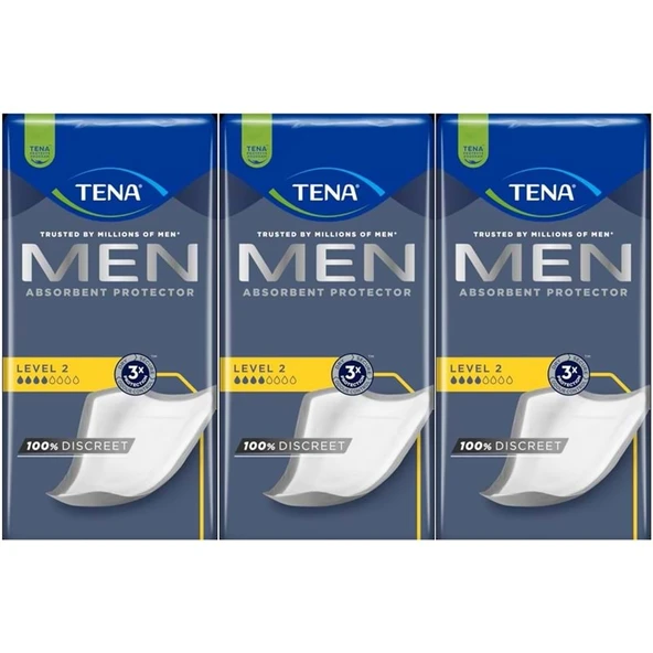 Tena Men Emici Koruma Level 2 Erkek Mesane Pedi 60 Adet ürün görseli 1