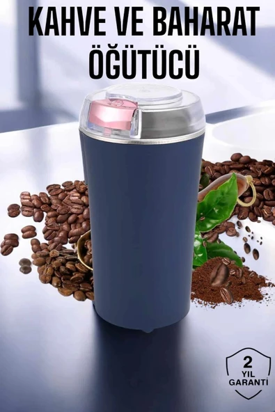 Taşınabilir Kahve & Baharat Öğütücü, Kolay Temizlenebilir ve Uzun Ömürlü Paslanmaz Çelik ürün görseli 1