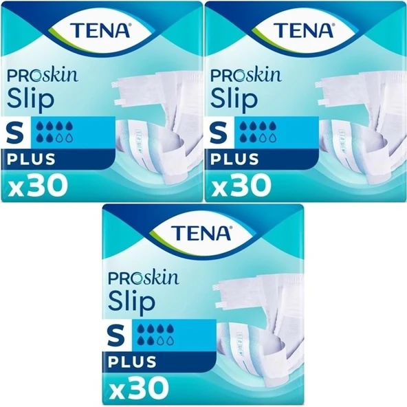 Tena Proskin Slip Plus Bel Bantlı Yetişkin Bezi S - Küçük - Small 90 Adet ürün görseli 1