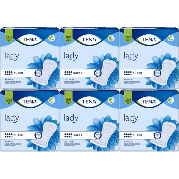 Tena Lady Süper Kadın Mesane Pedi 180 Adet ürün görseli 1