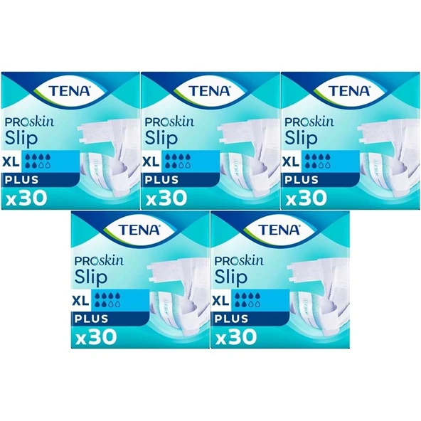 Tena Proskin Slip Plus Bel Bantlı Yetişkin Bezi XL - Ekstra Büyük - Extra Large 150 Adet ürün görseli 1
