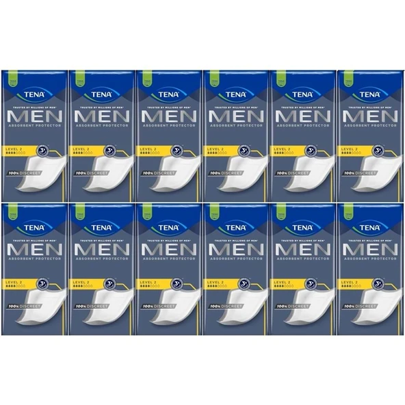 Tena Men Emici Koruma Level 2 Erkek Mesane Pedi 240 Adet ürün görseli 1