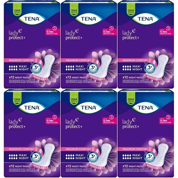 Tena Lady Protect Mesane Pedi Maxi Night Geceye Özel 72 Adet ürün görseli 1