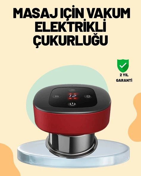 4’ü 1 Arada Elektrikli Çukurluk Masaj Seti Isı Masaj ve Kırmızı Işık ürün görseli 1
