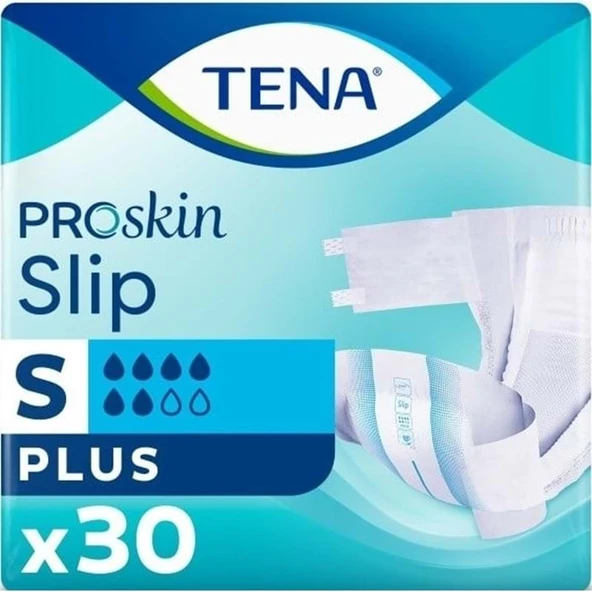 Tena Proskin Slip Plus Bel Bantlı Yetişkin Bezi S - Küçük - Small 30 Adet ürün görseli 1