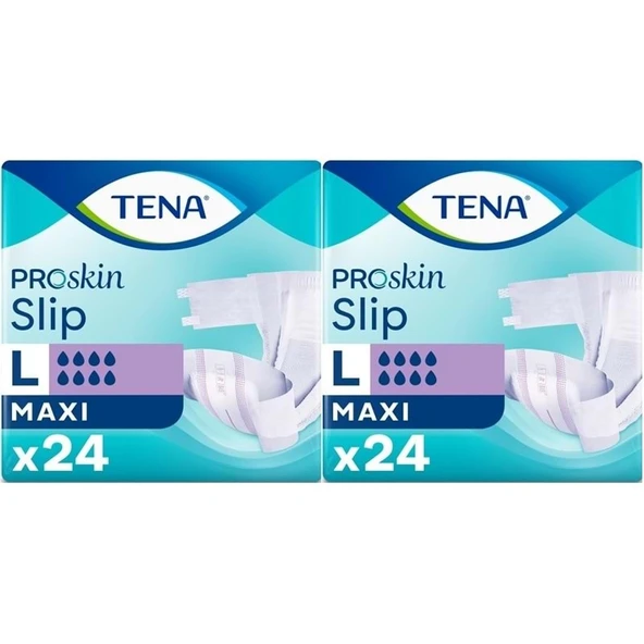 Tena Proskin Slip Maxi Bel Bantlı Yetişkin Bezi L - Büyük - Large 48 Adet ürün görseli 1