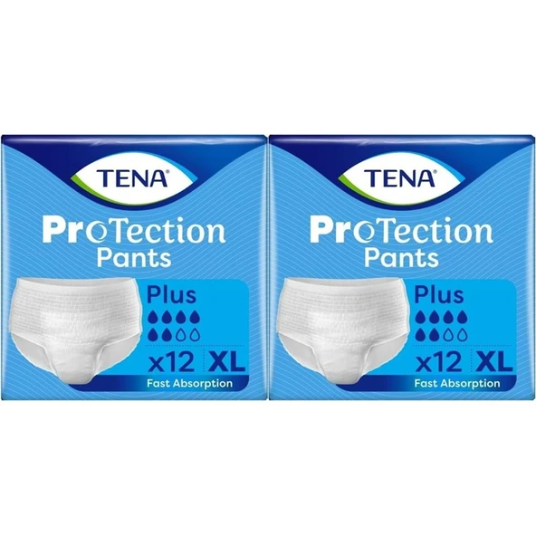 Tena ProTection Pants Plus Emici Külot Yetişkin Bezi XL - Ekstra Büyük - Extra Large 24 Adet ürün görseli 1