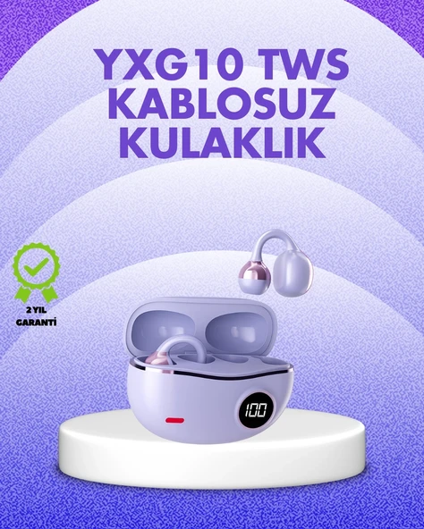 YXG10 Kablosuz Kulaklık – Bluetooth 5.4, Dokunmatik, LED Ekranlı Şarj Kutusu ürün görseli 1