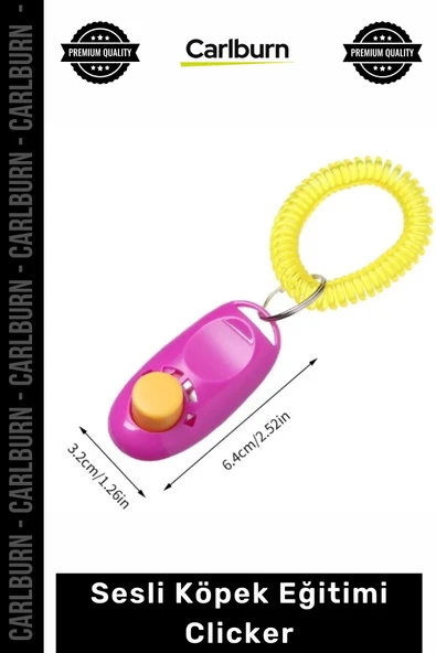 #Clicker Profesyonel Pozitif Pekiştirme Sesli Uyarı Sistemi Pratik Sağlam Köpek Eğitimi Clicker ürün görseli 1