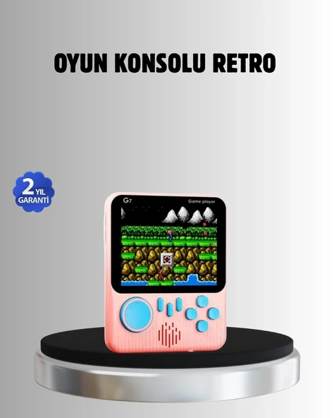 Retro Oyun Konsolu – 3.5 İnç Ekran, 666 Klasik Oyun, TV Bağlantılı ürün görseli 1