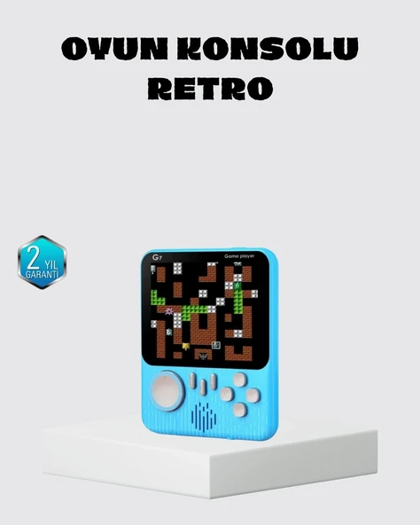 666 Oyunlu Retro Mini Oyun Konsolu – 3.5" LCD Ekran ve Çift Kişilik Oyun ürün görseli 1