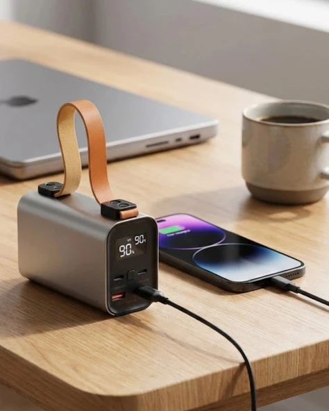 50000mAh Yüksek Kapasiteli Power Bank Çoklu Çıkışlı Fast Charge ürün görseli 1