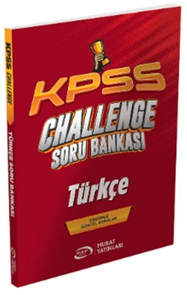 KPSS Türkçe CHALLENGE Soru Bankası Murat Yayınları ürün görseli 1