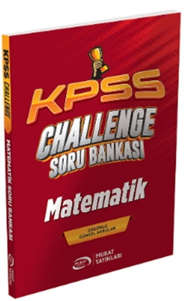 KPSS Matematik CHALLENGE Soru Bankası Murat Yayınları ürün görseli 1