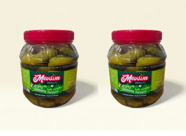 Mevsim Salatalık Turşusu Net 1350 gr./Süzme Ağırlık 700 gr x 2 Adet ürün görseli 1