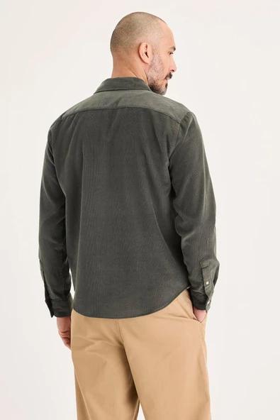 Ultimate Regular Fit Gömlek GREY GREY XXL - Resim 2