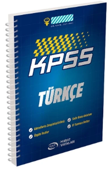 KPSS Türkçe Defteri Murat Yayınları ürün görseli 1