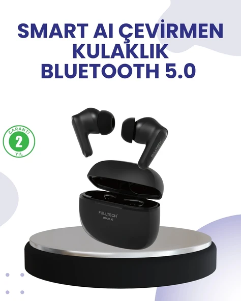 Çift Mikrofonlu Kablosuz Kulaklık ANC ENC ve Oyun Modlu ürün görseli 1
