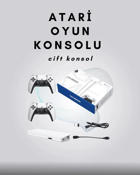4K Destekli Bluetooth Retro Oyun Konsolu – M15 Modeli ürün görseli 1