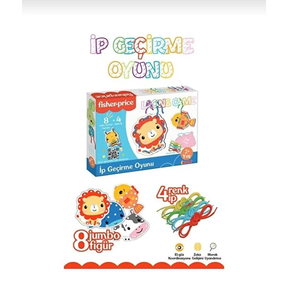 FP2748 FISHER PRICE İP GEÇİRME OYUNUC LACING GAME ürün görseli 1