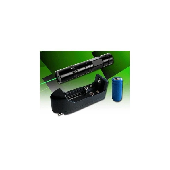 Yeşil Şarjlı Lazer Pointer 5000 (Yakar) - Resim 3