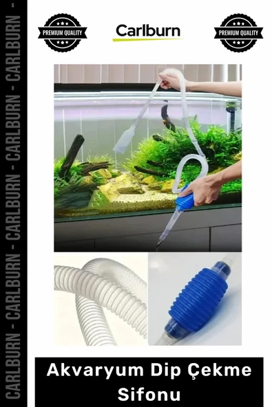 #Balıkçılık Pompalı Profesyonel Pratik Temizlik Filtre Su Değişim Aparatı Akvaryum Dip Çekme Sifonu ürün görseli 1