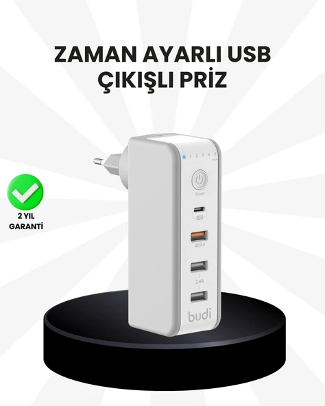 Akıllı Zaman Ayarlı Şarj Cihazı Güvenli ve Enerji Tasarruflu ürün görseli 1