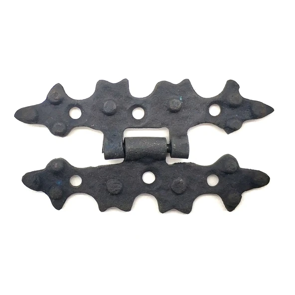 Antika Tarz Dekoratif Pirinç Yıldız Menteşe - 84x44 Mm, Oksit ürün görseli 1
