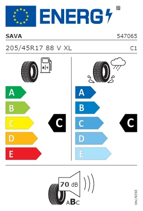 Sava 205/45 R17 88V XL Intensa HP 2 FP Oto Yaz Lastiği (Üretim Yılı: 2025) ürün görseli 1