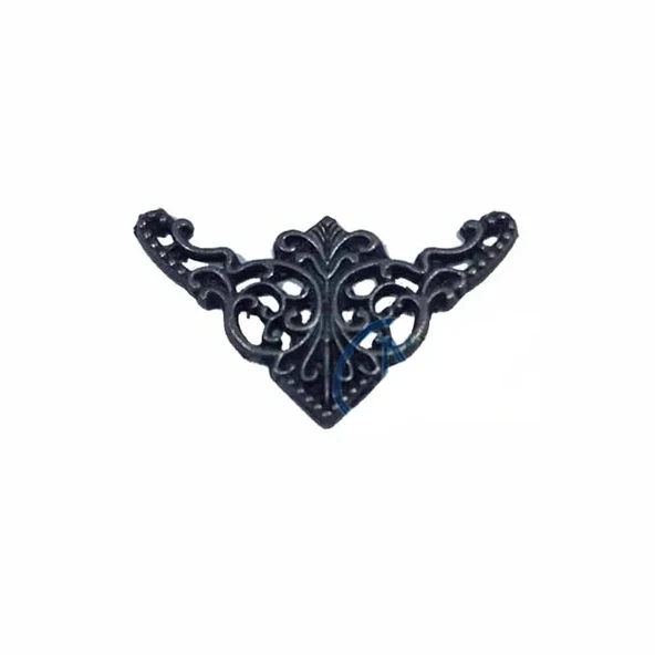 Dekoratif Köşe Süsü, Köşelik - Küçük, 19x34mm, Eskitme, 100 Adet ürün görseli 1