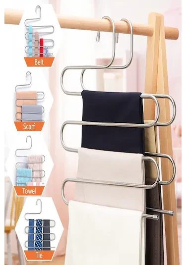 Krom Pantolon Askısı - Resim 6