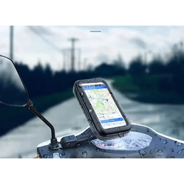 Su Geçirmez Motosiklet Telefon Tutucu ürün görseli 1