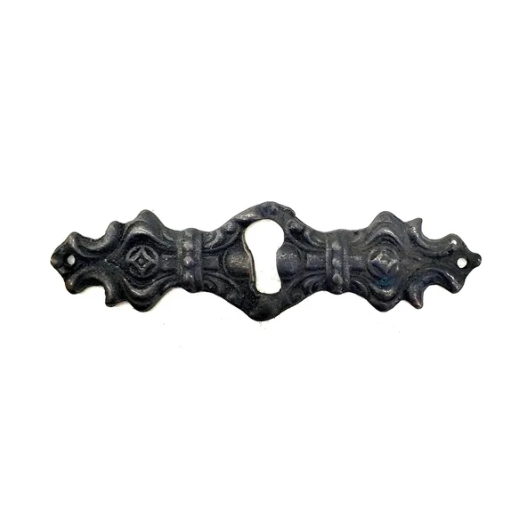 Antika Tarz Dekoratif Pirinç Anahtar Ağızlığı -  28x104mm, Oksit ürün görseli 1