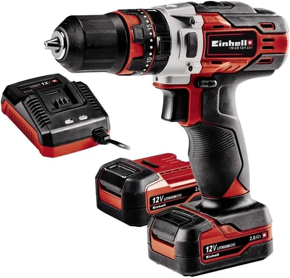 Einhell TE-CD 12/1 Li-i Akülü Darbeli Vidalama 2x2.0 Ah Akü ürün görseli 1