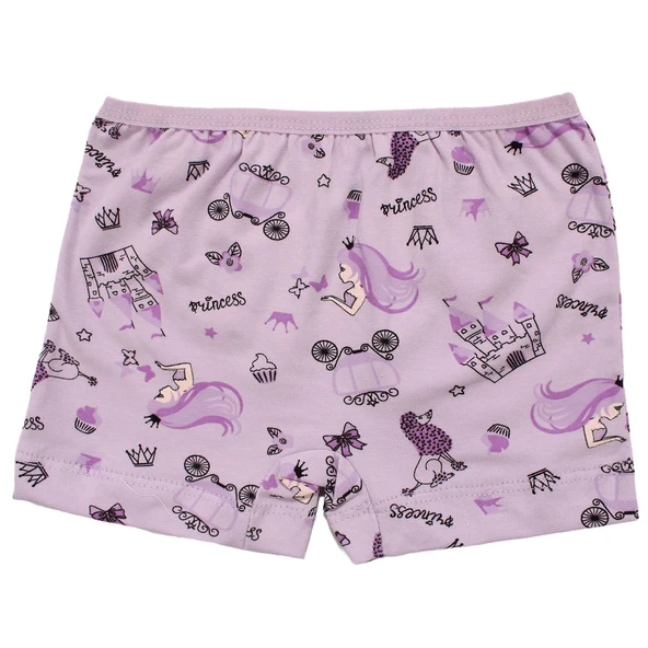 Kız Çocuk Lila Şato Desenli Boxer 2-3 Yaş ürün görseli 1