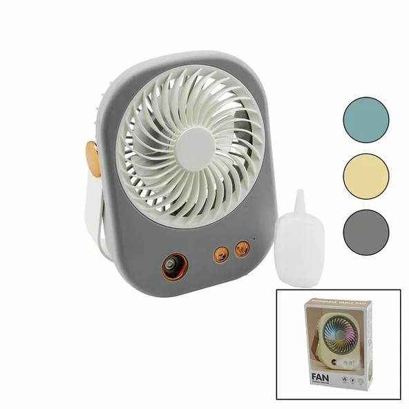 Su Spreyli Masaüstü USB Mini Fan ürün görseli 1