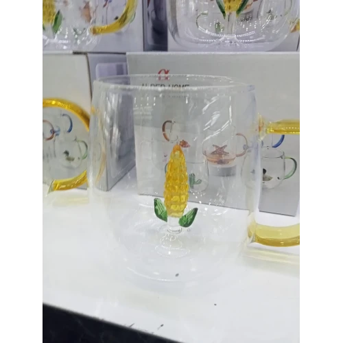 3D Mısır Figürlü Kupa Bardak - Resim 2