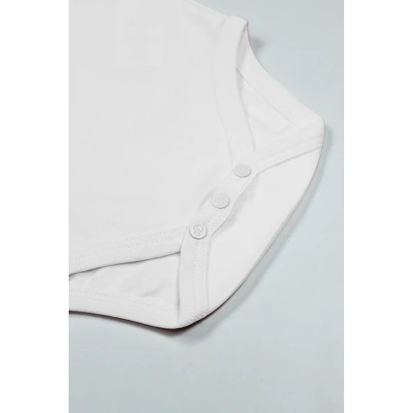 Bistyle Natural Basic Style Uzun Kol Body 17104 Beyaz - Resim 3