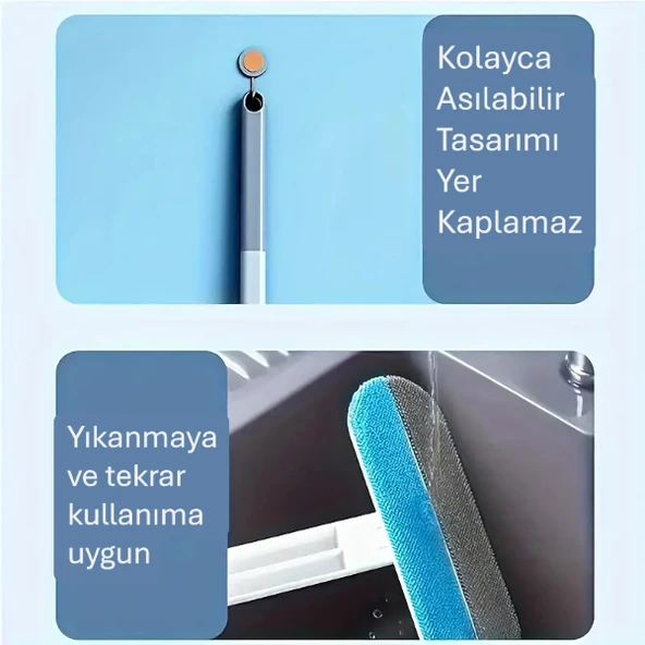 Uzun Saplı Evcil Hayvan Tüy Temizleme Fırçası ürün görseli 1