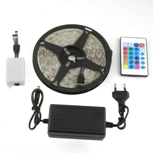 RGB Şerit 54 LED Kumandalı USB Bağlantılı ürün görseli 1