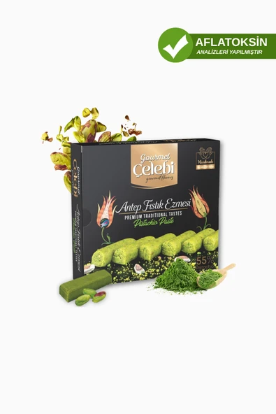 Gourmet Çelebi Antep Fıstık Ezmesi 500 Gr. (SARGILI) ürün görseli 1
