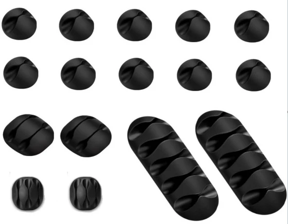 Kablo Düzenleyici Set 16 Parça - Resim 4