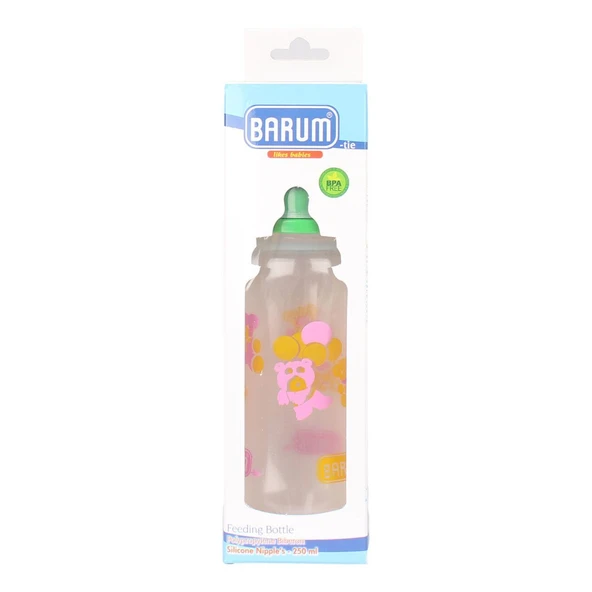 Barum Yeşil Ayıcıklı Desenli Biberon 250 ml ürün görseli 1