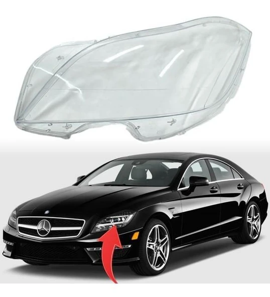 Mercedes Cls W218 Far Camı Sol Ce Belgeli 2011-14 ürün görseli 1