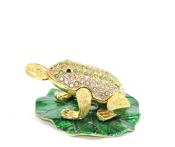 Swarovski Taşlı Tekli Kurbağa Model 2 ürün görseli 1