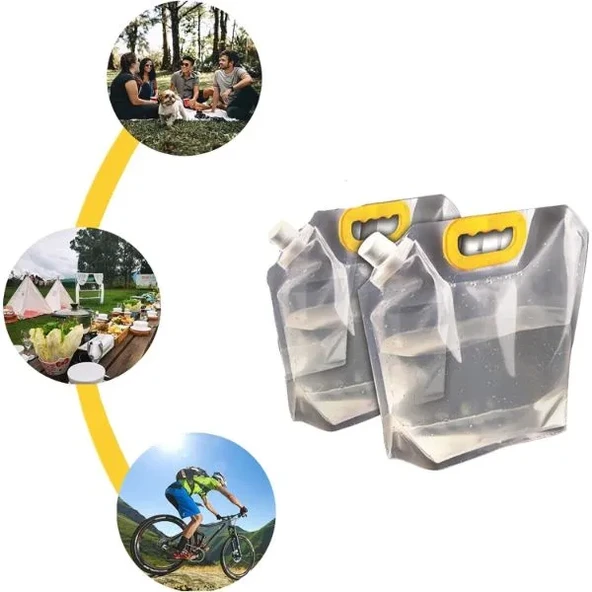 Dayanıklı Plastik İçecek Çantası 2 Litre - Resim 8