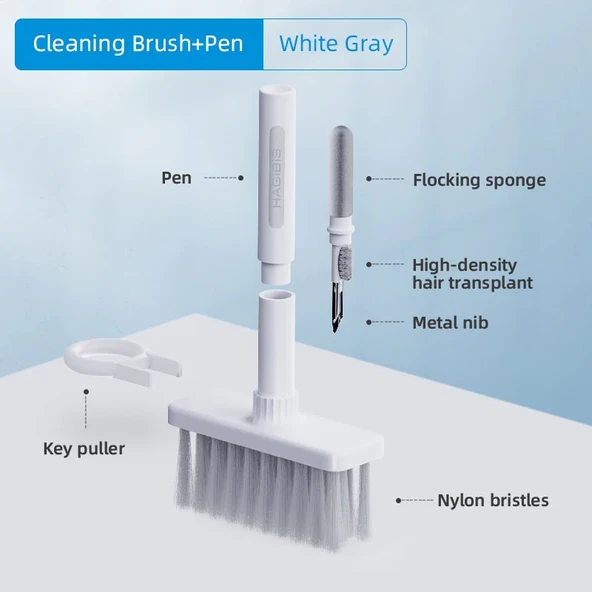 Klavye Ve Kulaklık Temizleyici Kit 5 İn 1 ürün görseli 1
