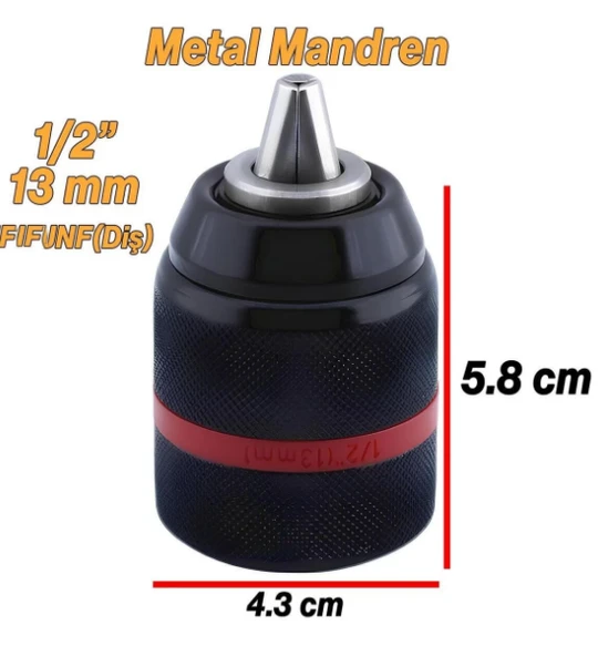 PTTAVM: Total Otomatik Metal Mandren 13 mm Tac4513201